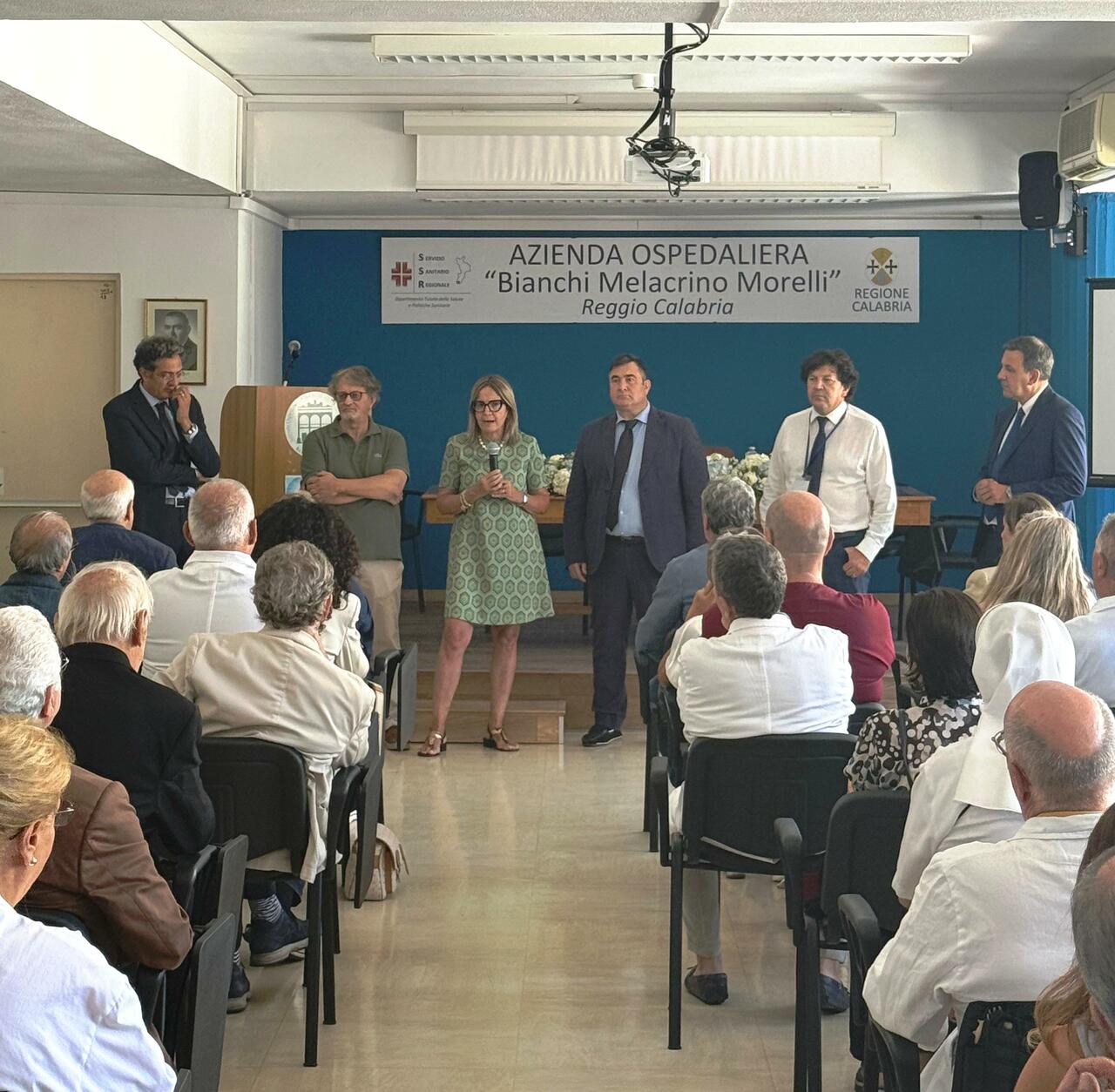Un momento dell'inaugurazione