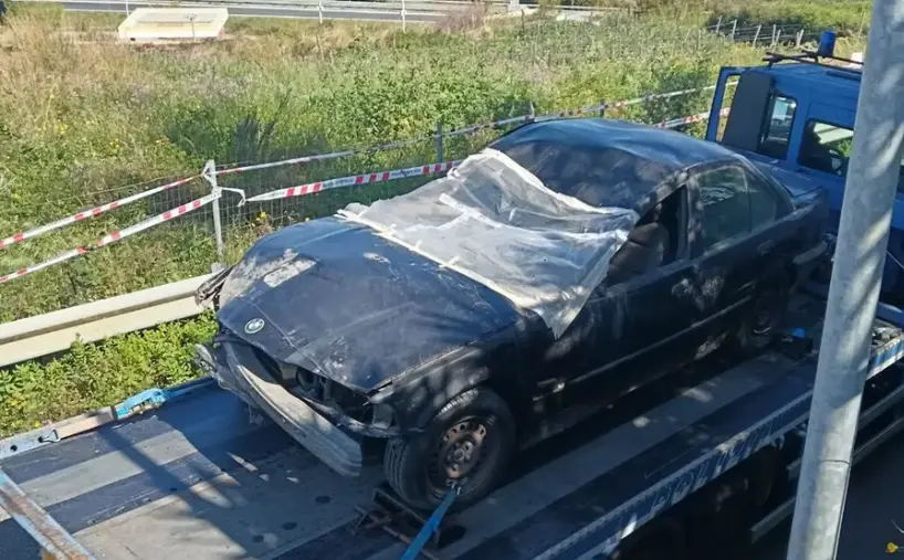 L'auto del giudice Scopelliti