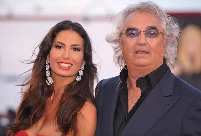 Flavio Briatori ai tempi dell'unione con Elisabetta Gregoraci