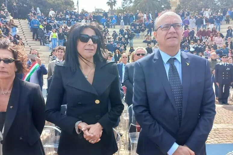 Giusy Princi e Giuseppe Valditara