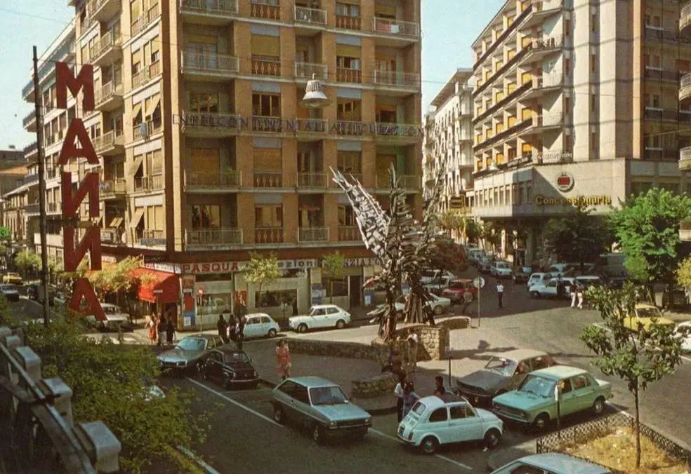 Piazza Kennedy negli anni '70