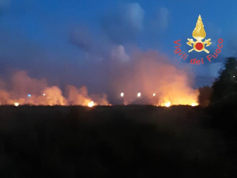 L'incendio di Lamezia