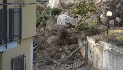 Costone crollato a Torre Lupo