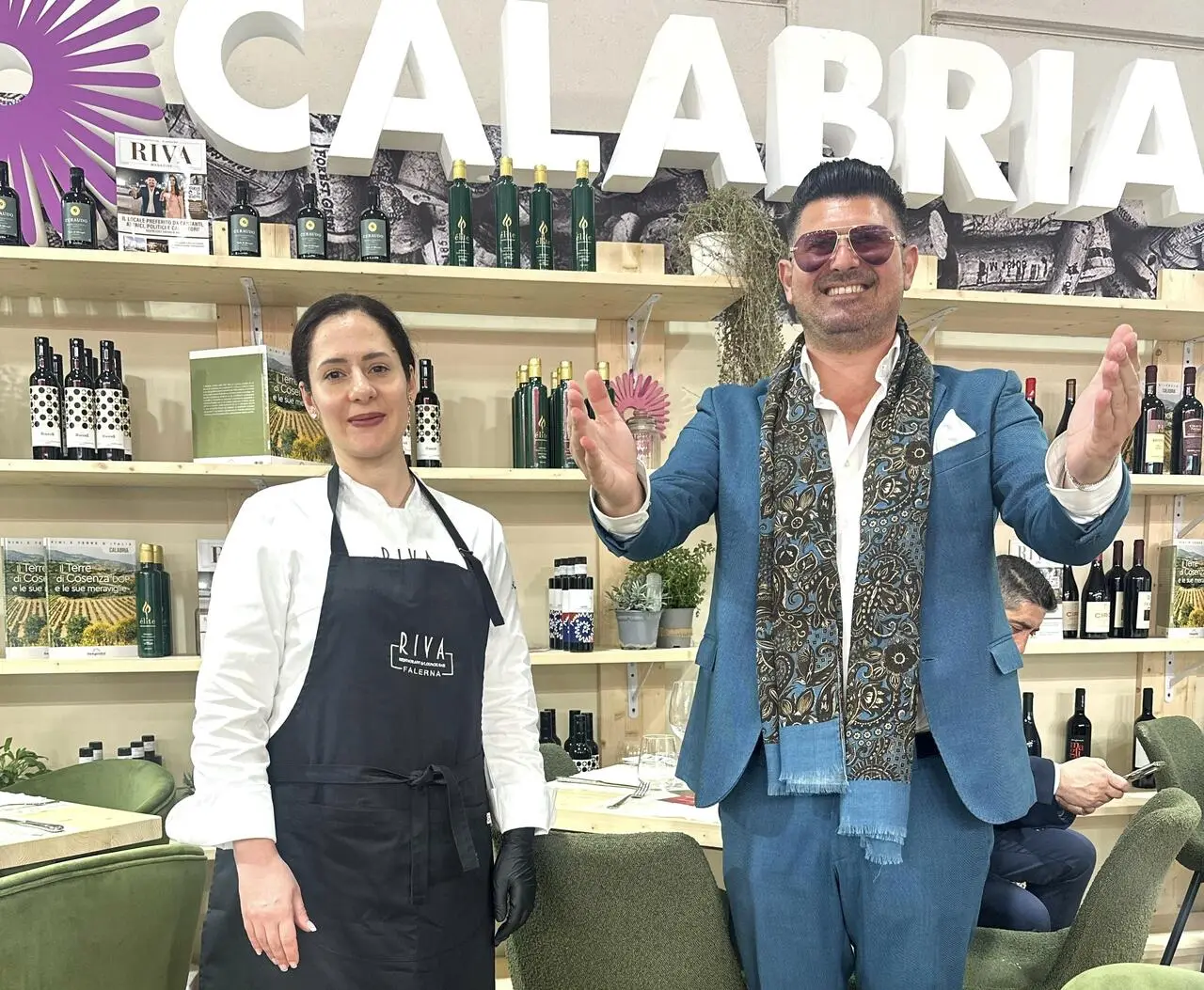 Chef Francesca Mannis e Roberto Gallo Riva restaurant & lounge bar