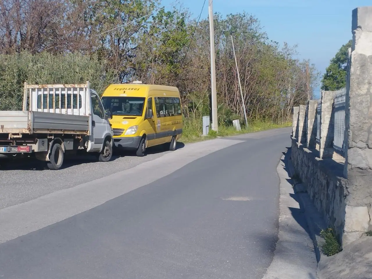 Il luogo dove è avvenuto l'incidente
