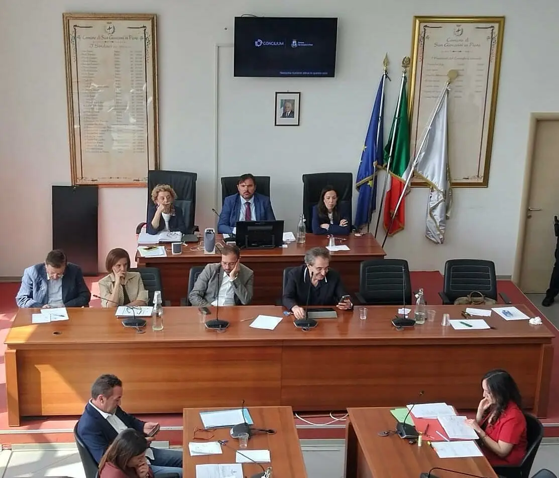 Un momento della Giunta