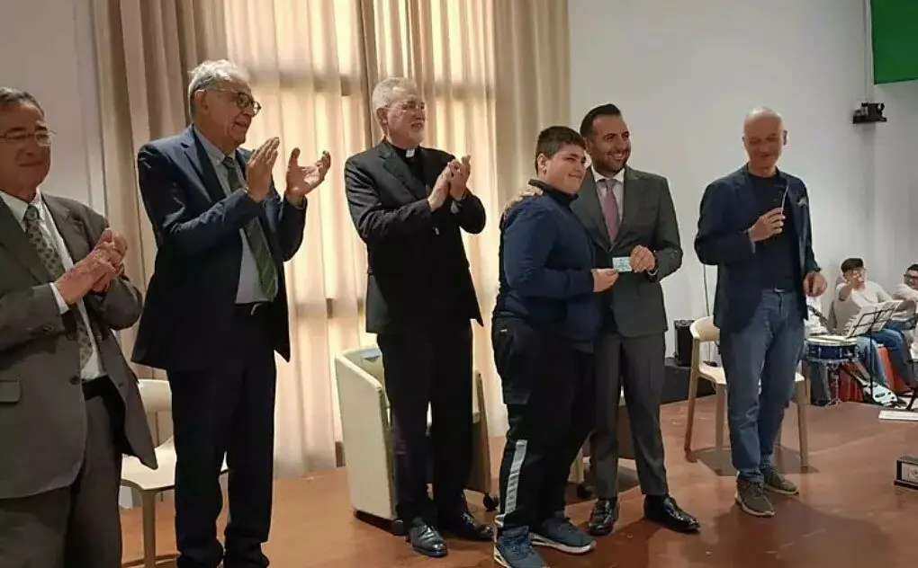 Un momento della consegna