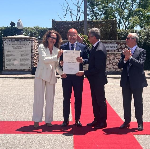 Renato Panvino, è stato insignito dell’onorificenza di Cavaliere al Merito della Repubblica