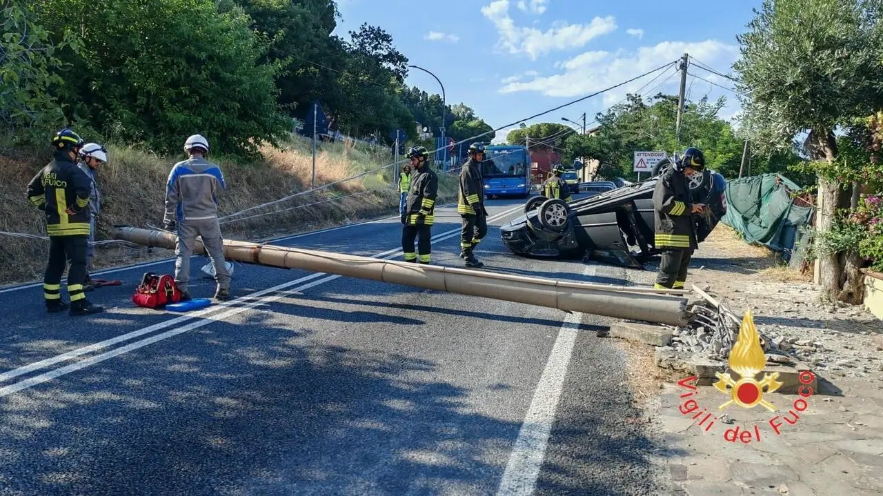 Il luogo dell'incidente a Copanello