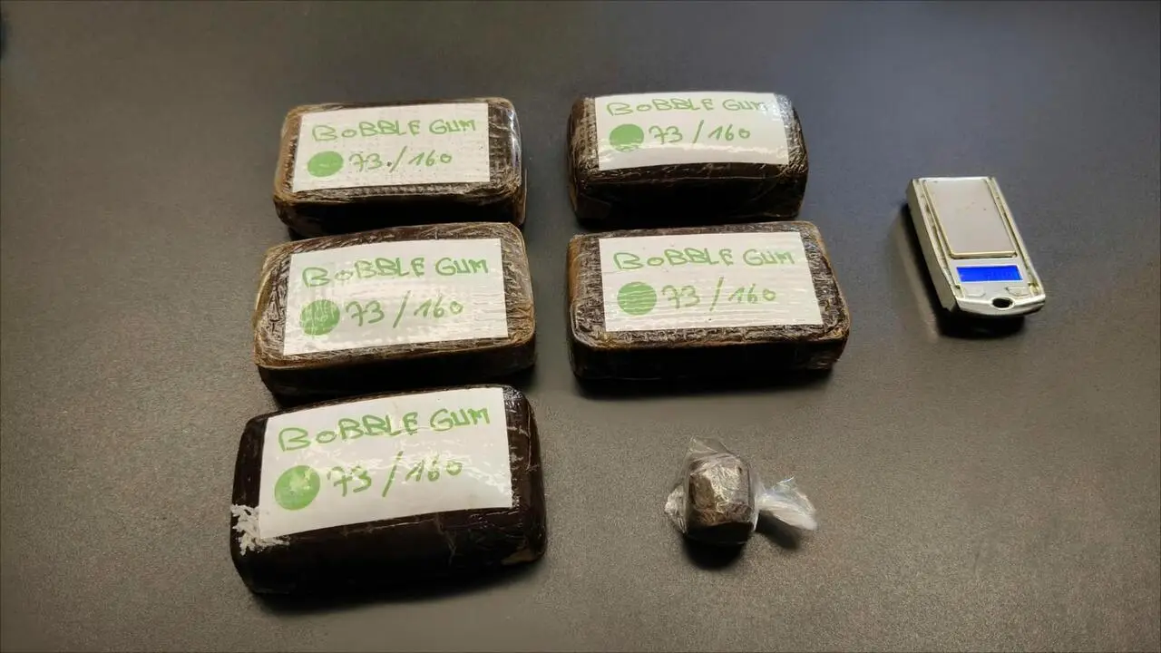 La droga sequestrata