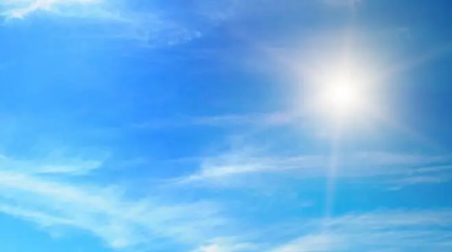Un sole mite questo weekend