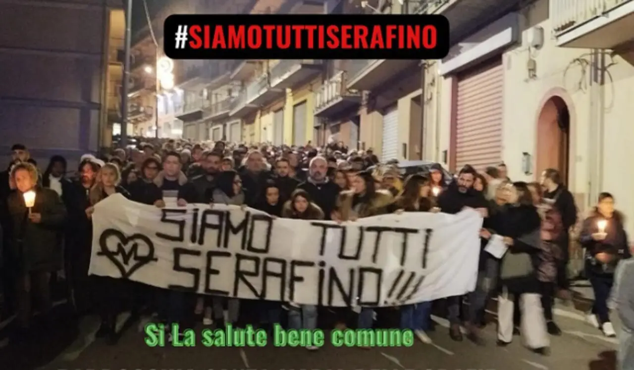 Corteo in onore di Serafino Congi