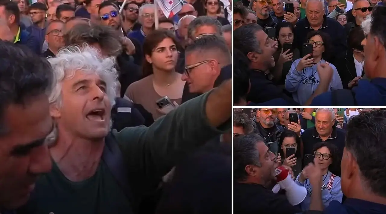 La protesta a Roma