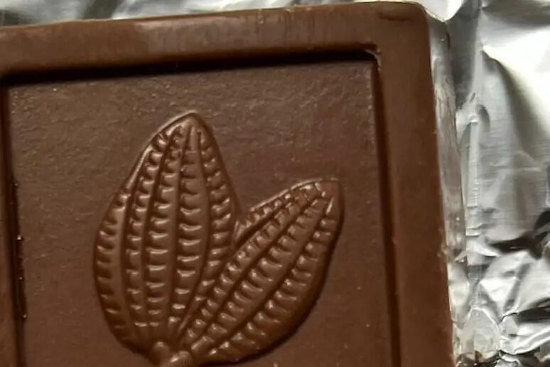 tavoletta di cioccolata quadrata