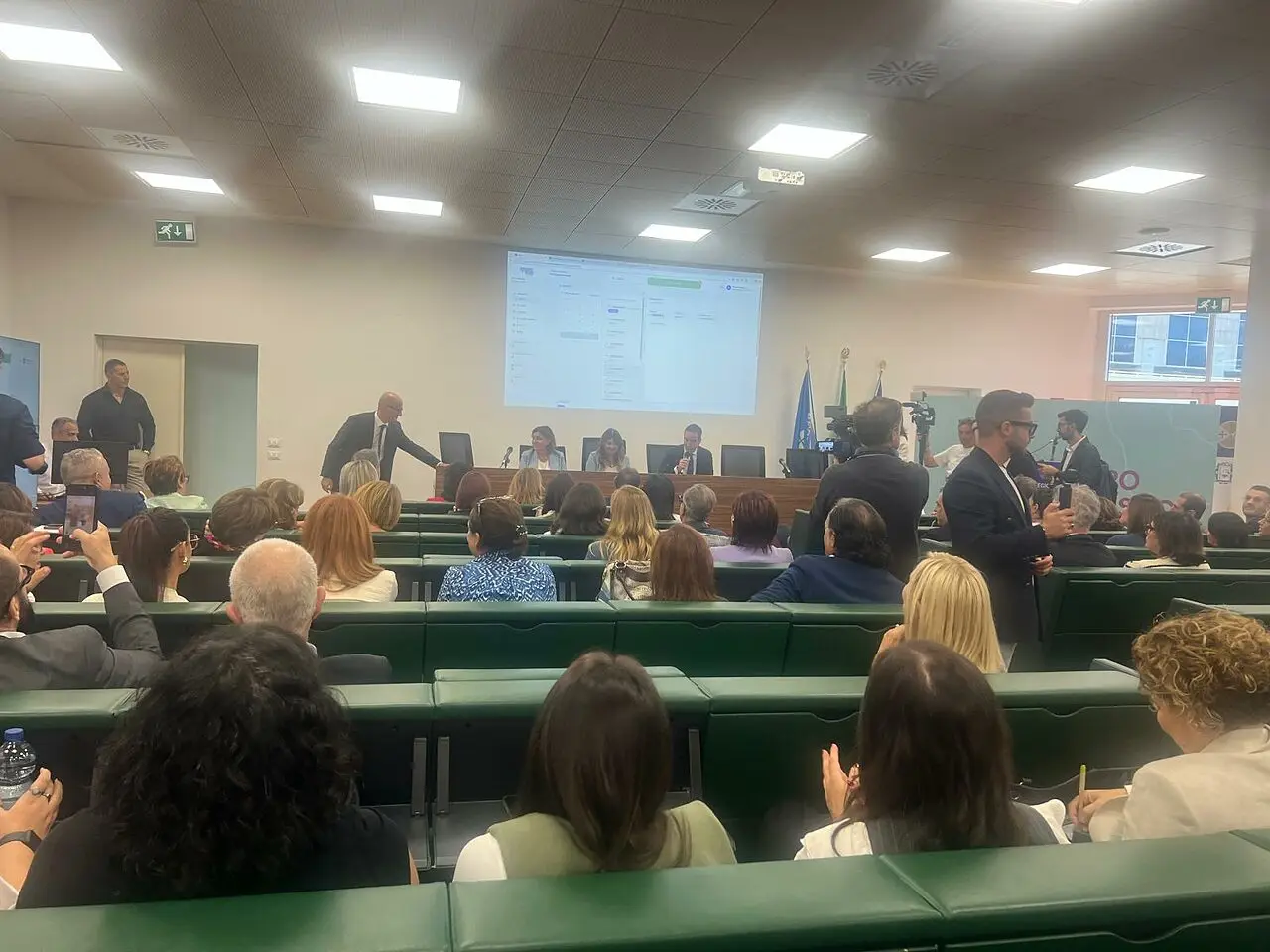 Un momento della conferenza
