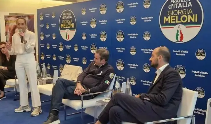 Occhiuto all'evento di Fratelli d'Italia