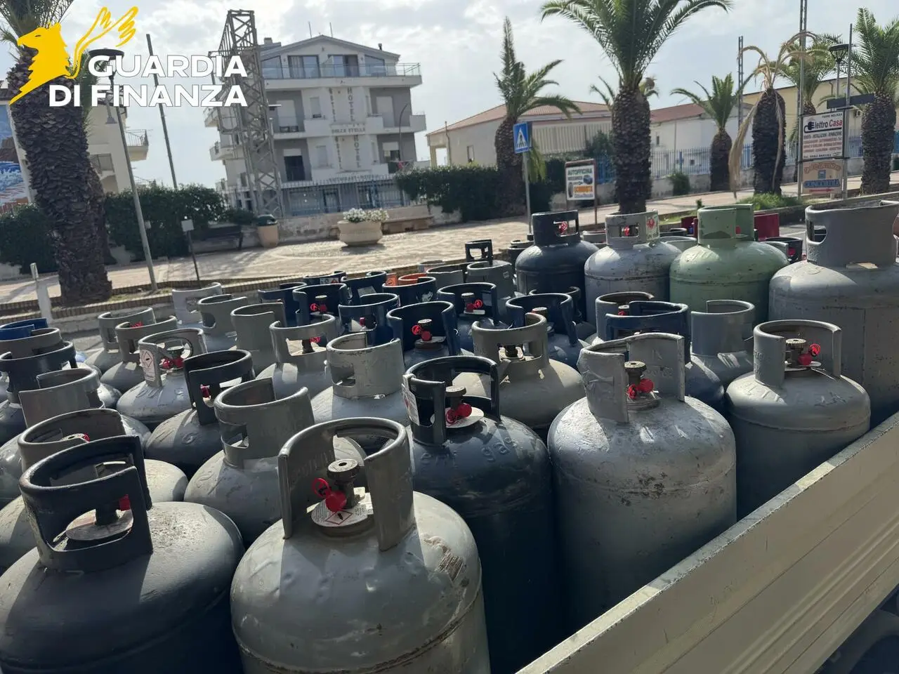 Le bombole sequestrate