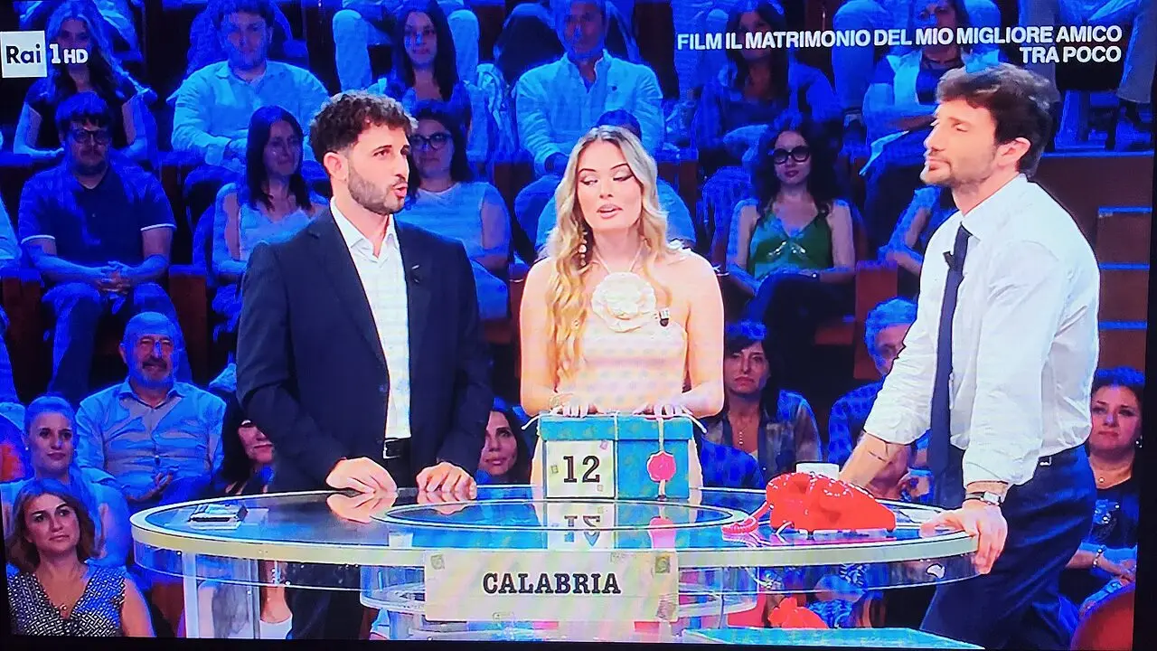 La coppia calabrese ad Affari tuoi