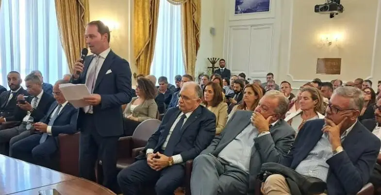 Un momento del confronto a Unindustria