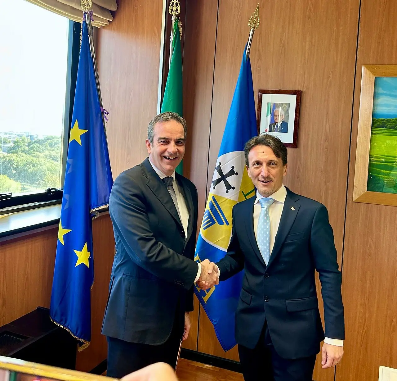 Il governatore Occhiuto e il rettore Greco