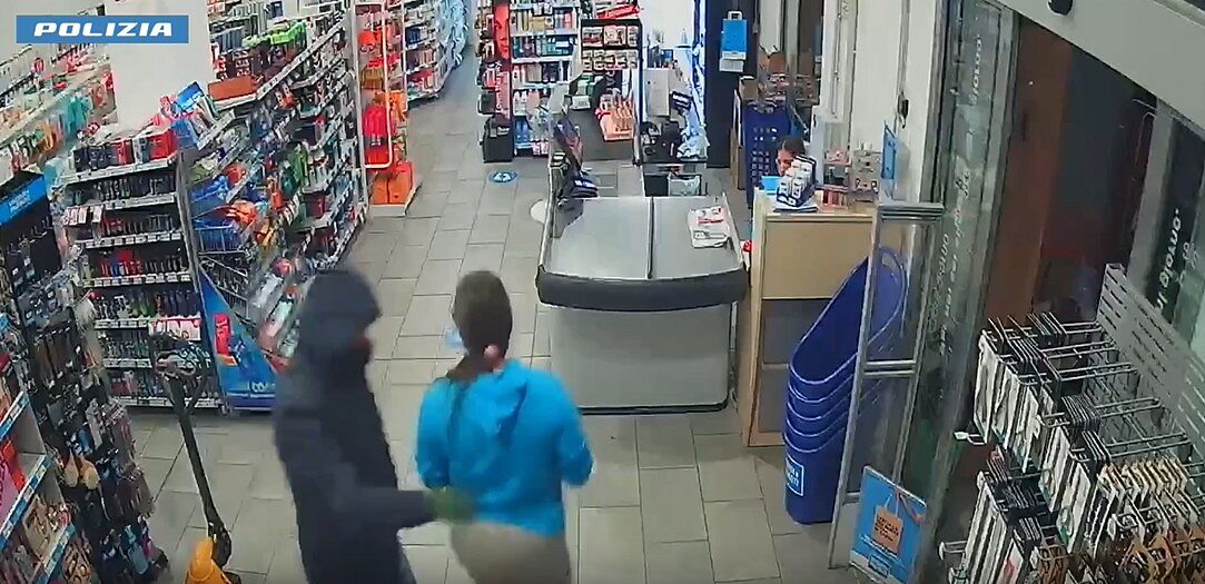 Il momento della rapina