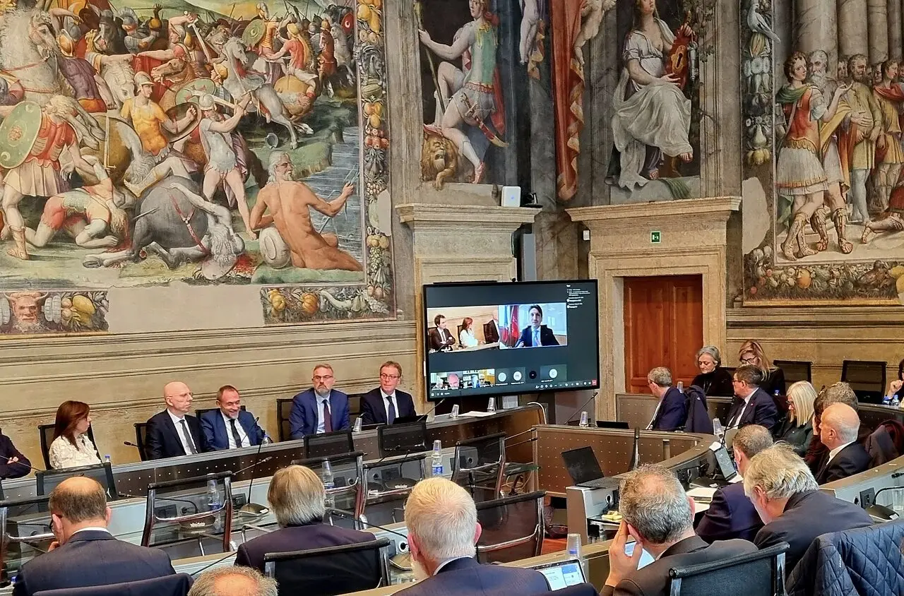 L'intervento del rettore Greco