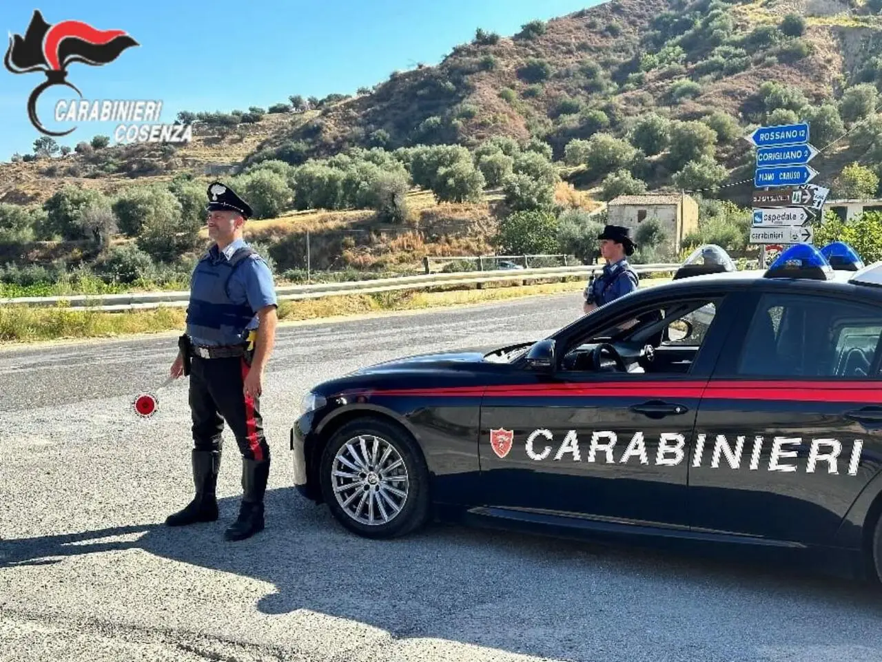 Rossano, due arresti per aggressione ai carabinieri