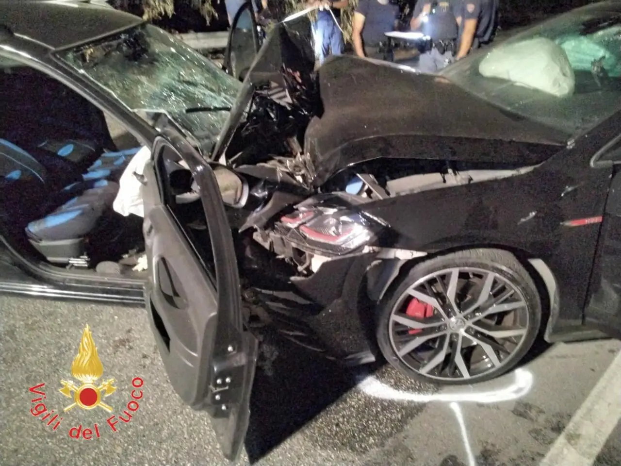 vigili del fuoco incidente