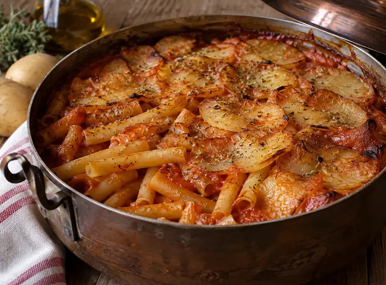 La pasta e patate ara tieddra