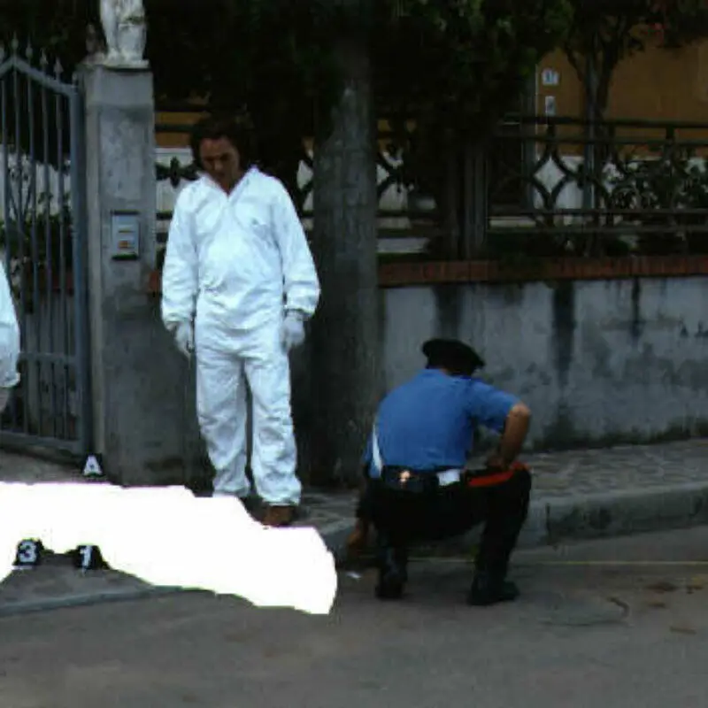 Il luogo dell'omicidio di Raffaele Fiammingo