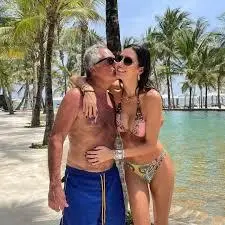 Elisabetta Gregoraci con il padre
