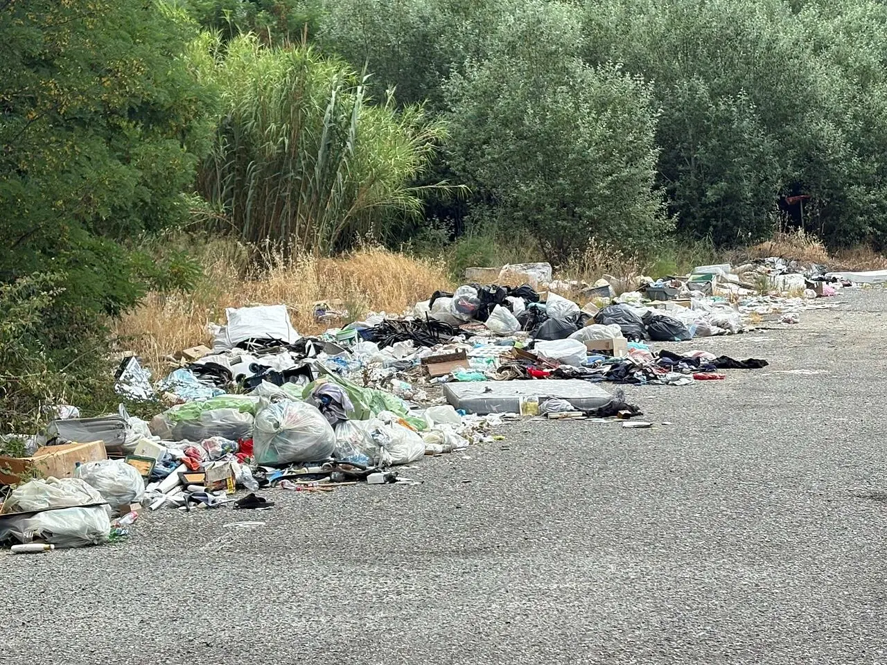 I rifiuti per strada