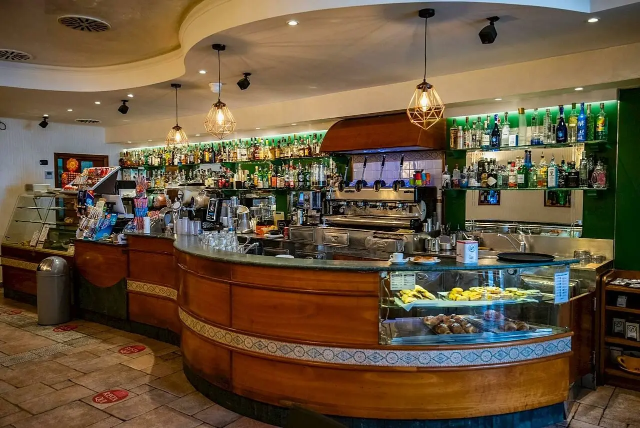 Bancone di un Bar