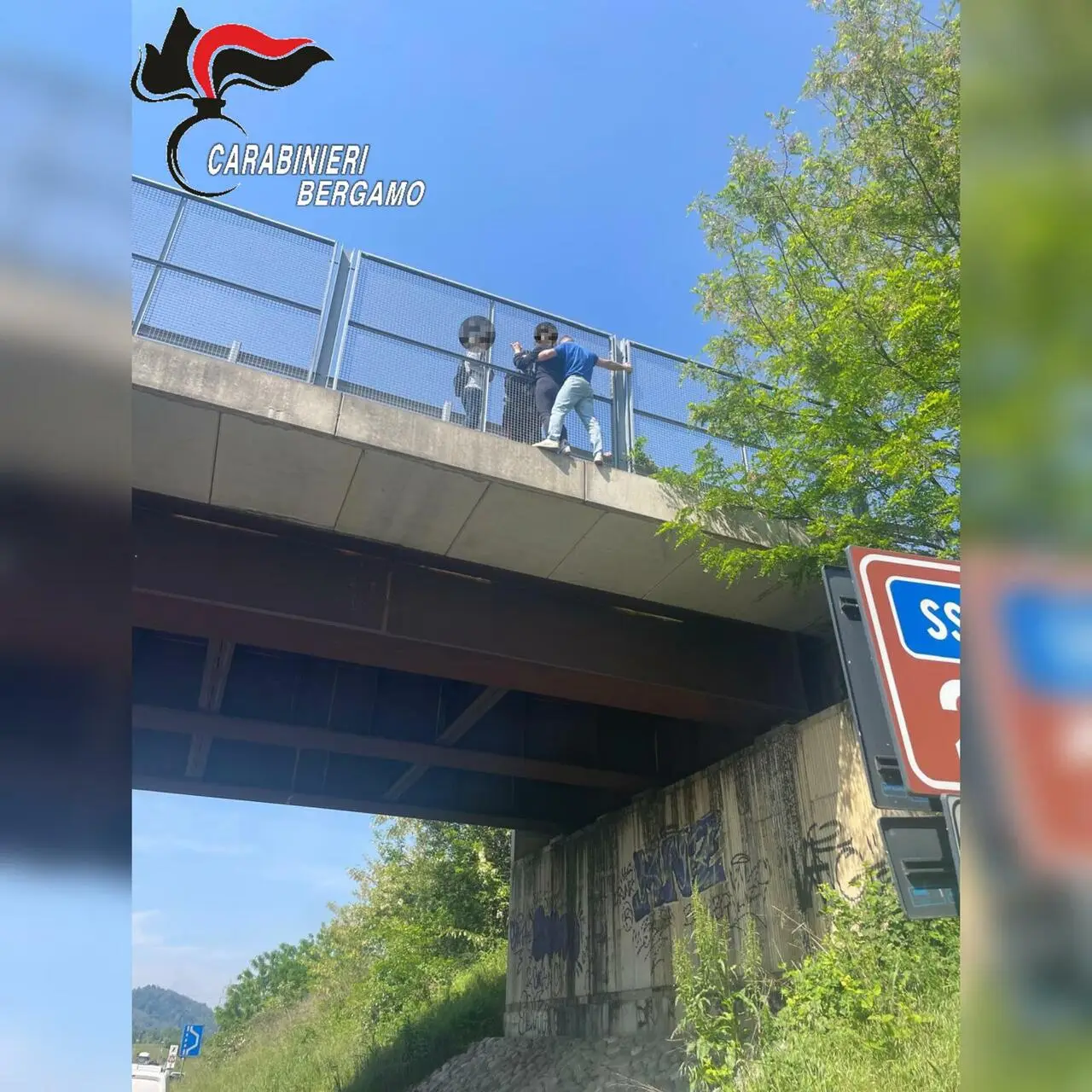 Lorenzo Fascì, mentre salva la donna