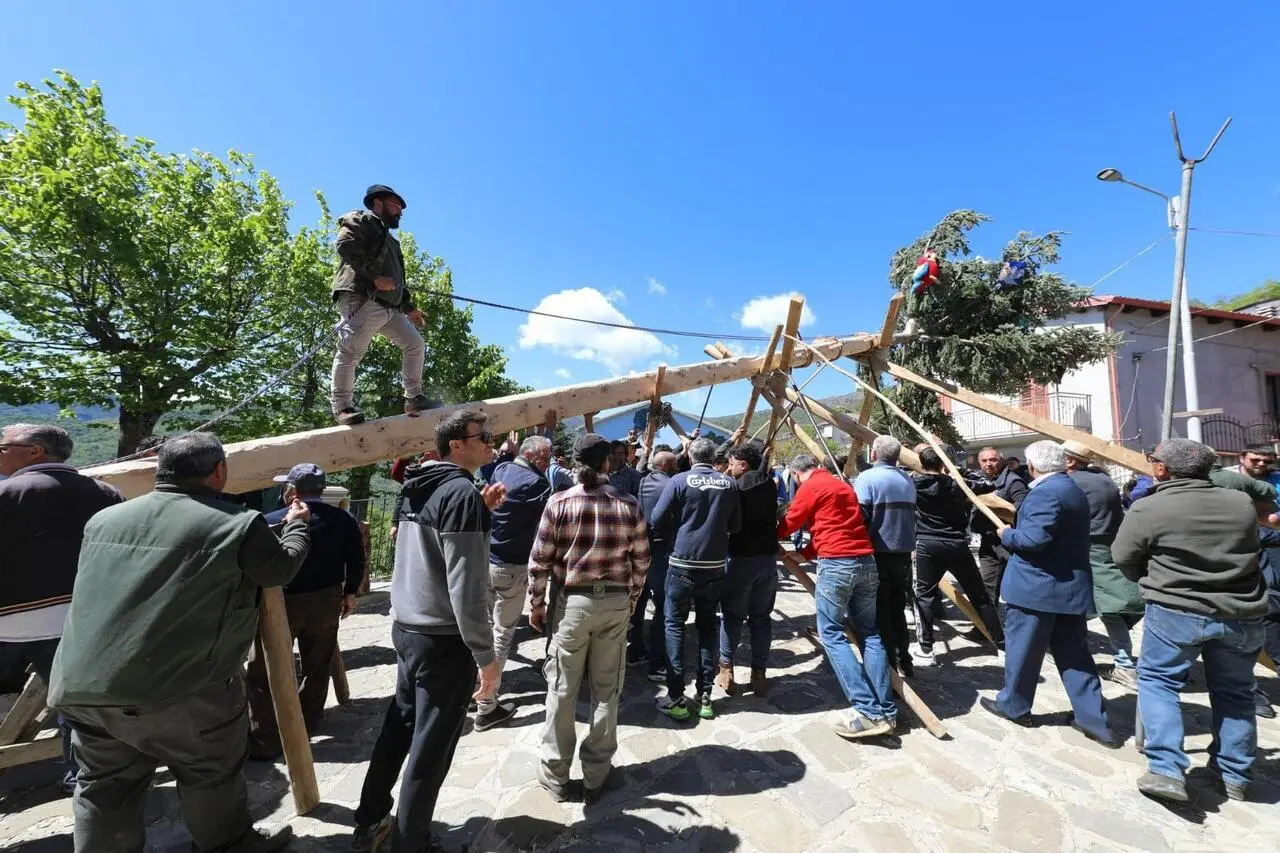 Un momento della Festa della Pita ad Alessandria del Carretto