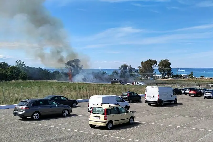 La zona dove è avvenuto l'incidente