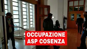 Occupazione simbolica Asp Cosenza