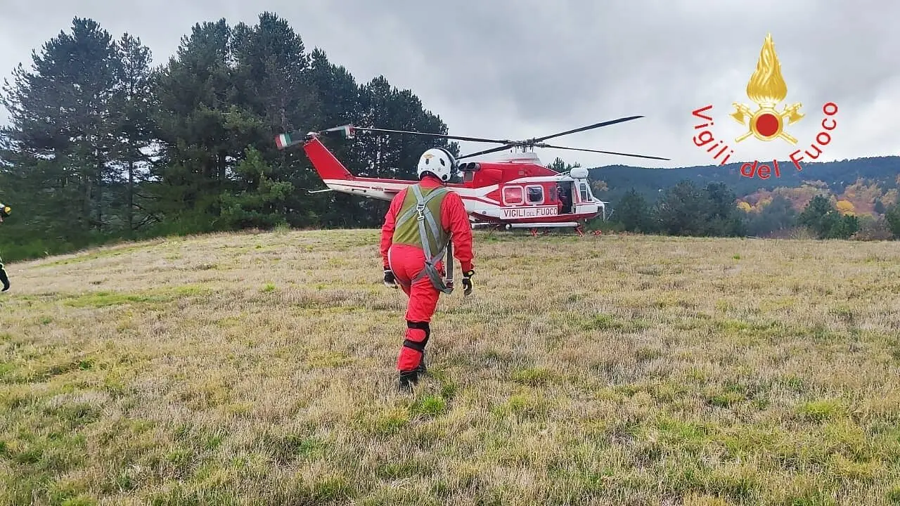 I soccorsi dei vigili del fuoco