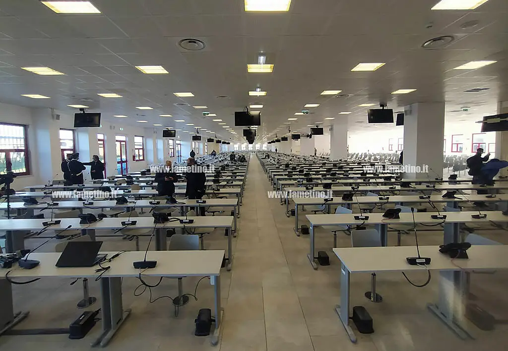 L'aula bunker di Lamezia Terme