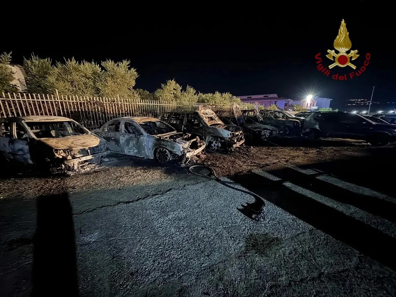 Auto incendiate