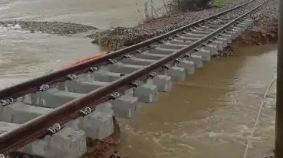 La ferrovia pericolante nel reventino