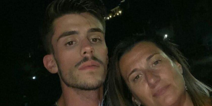 Filippo con sua madre