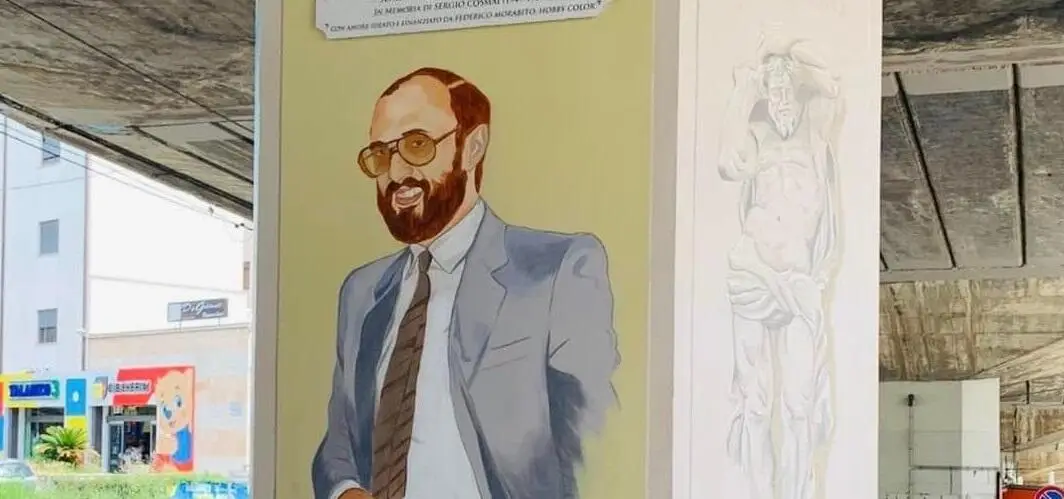 Murales dedicato a Sergio Cosmai