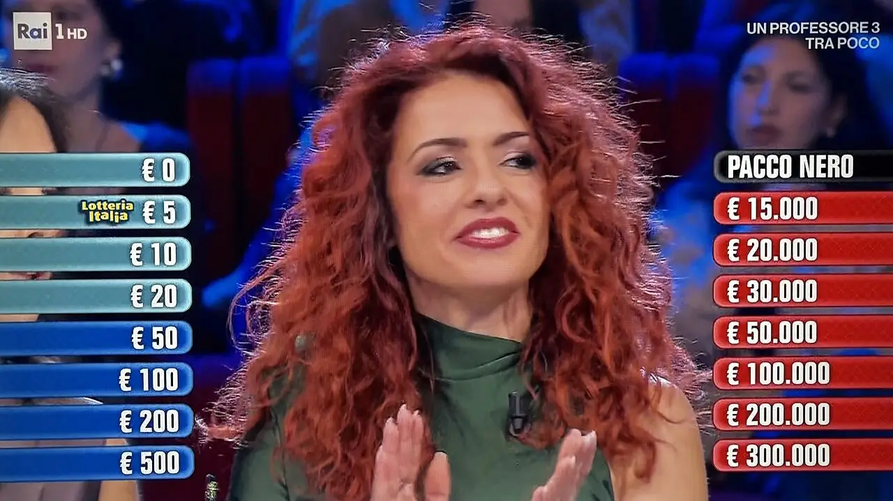 Gemma la parrucchiera ad affari tuoi