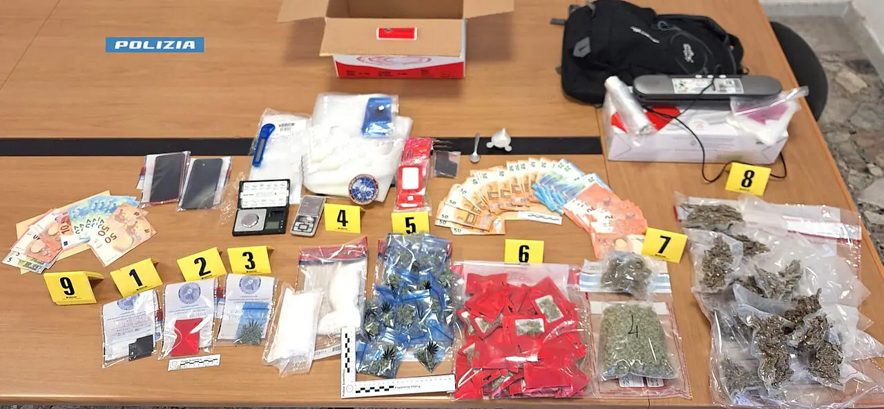 Il sequestro della polizia