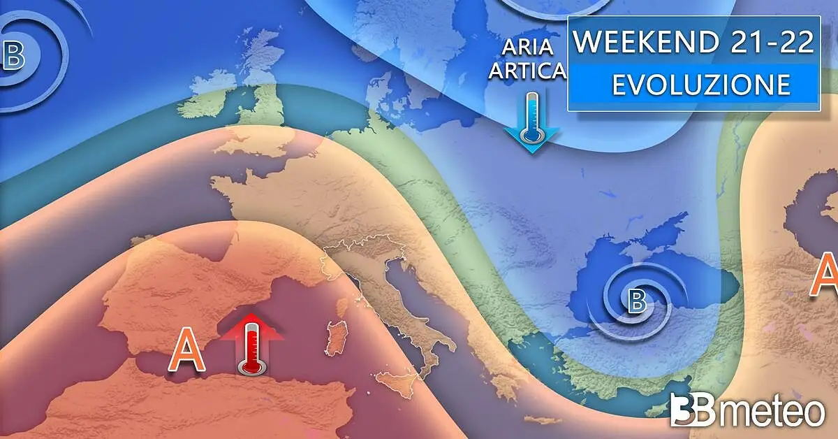meteo weekend 21 22 febbraio