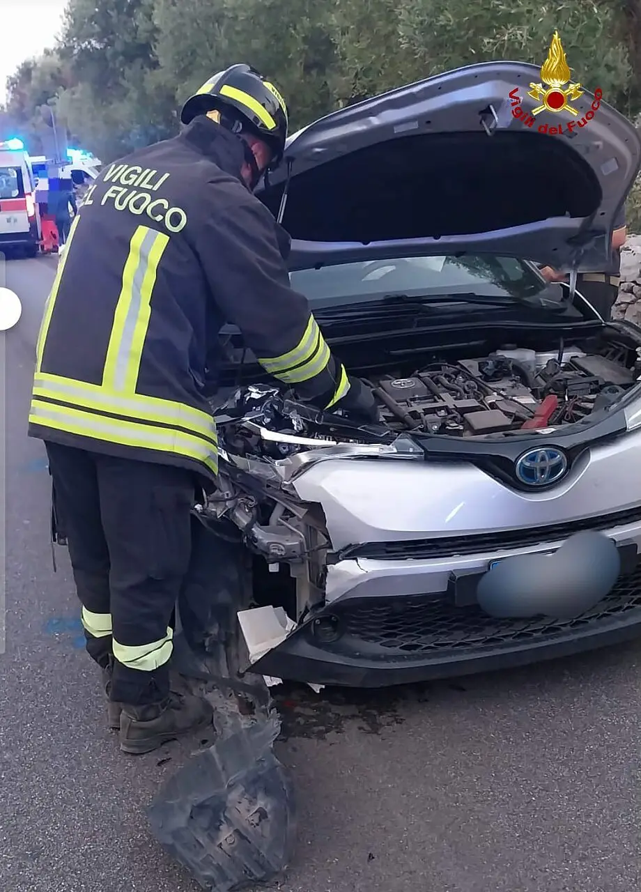 auto incidentata ostuni