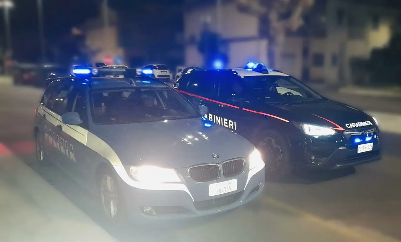 volanti polizia e carabinieri