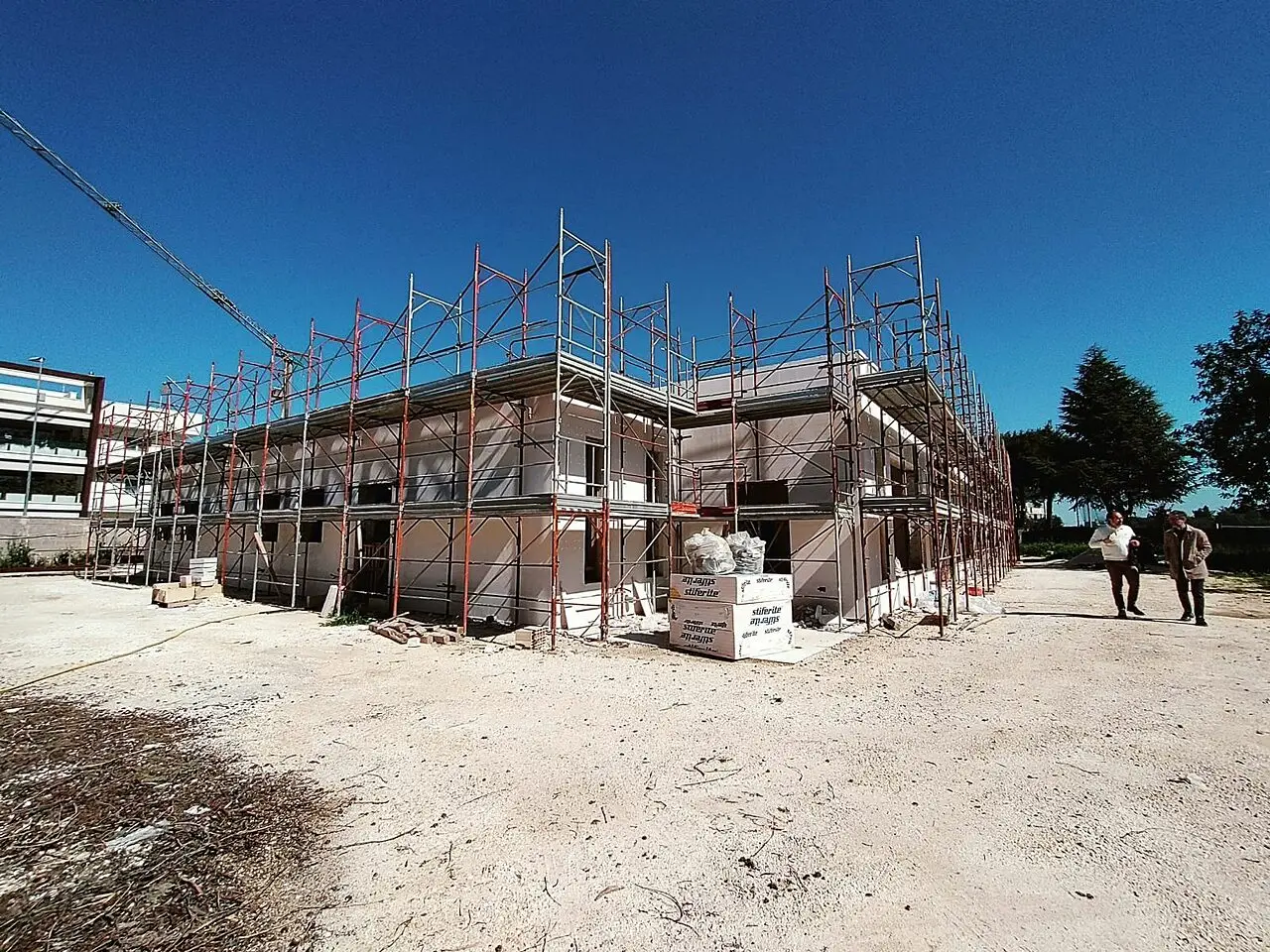 edificio in costruzione
