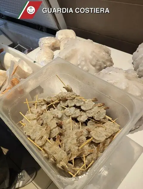 prodotti ittici sequestrati